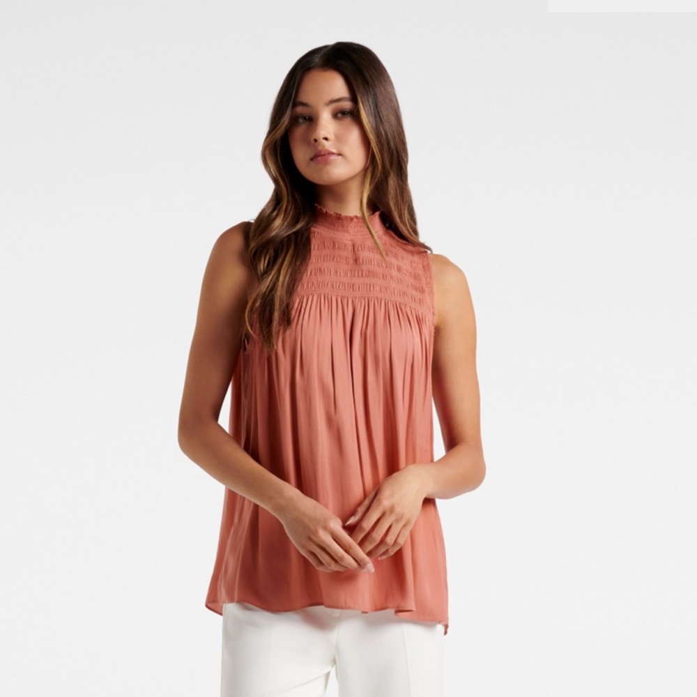 Forever New Delilah Shirred Yoke Blouse - Picture 1 of 10